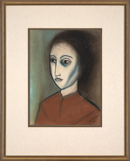 Robert Dickerson (1924-2015), Original Colour Pastel Drawing - 37cm x 27.5cm