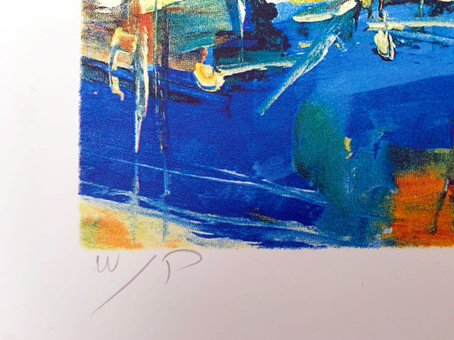 Reinis Zusters (1919-1999) Limited Edition Signed Screenprint 'Moving Harbour' 38cm x 49cm