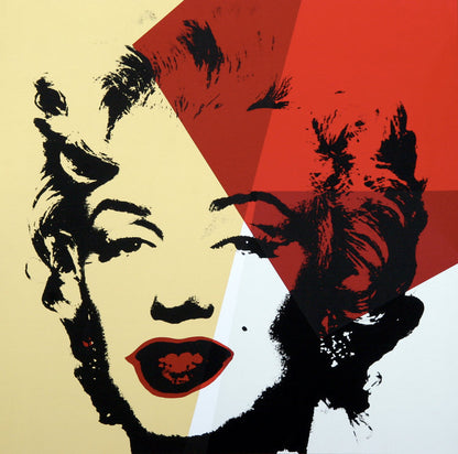 Andy Warhol (1928 - 1987) 'Golden Marilyn 11.42' Screenprint by Sunday B Morning with COA