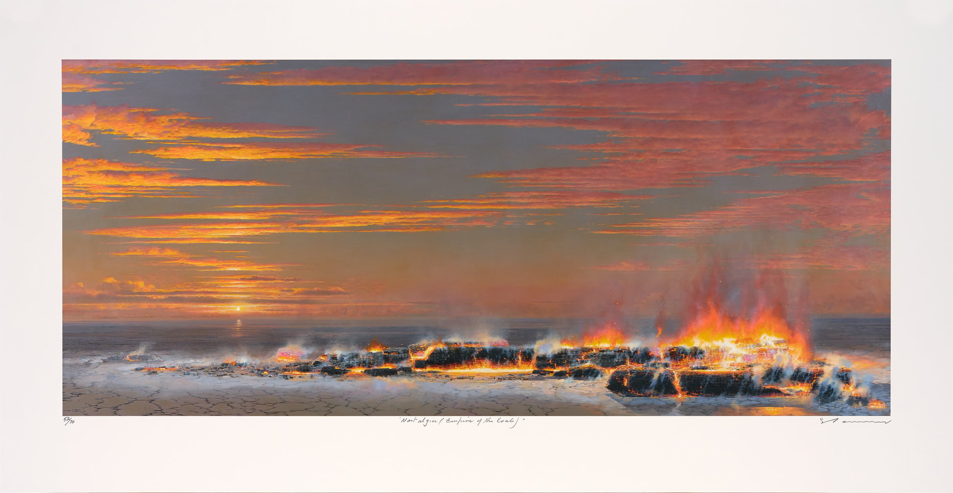 Tim Storrier (b1949-) Signed Limited Edition Giclee Nostalgia (Empire of the Coals)