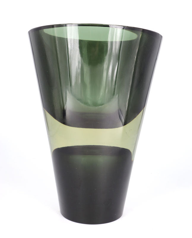 Antonio Da Ros (1936-2012), Murano Italy, Rare Clessidra Conico Glass Vase for Cenedese 24cm