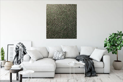 Abie Loy Kemarre - Original Aboriginal Painting "Bush Medicine Leave" Stretched 95cm x 108cm