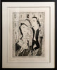 Andrew Sibley (1933-2015) - Large Etching and Aquatint "Executive in Love" 68cm x 49cm