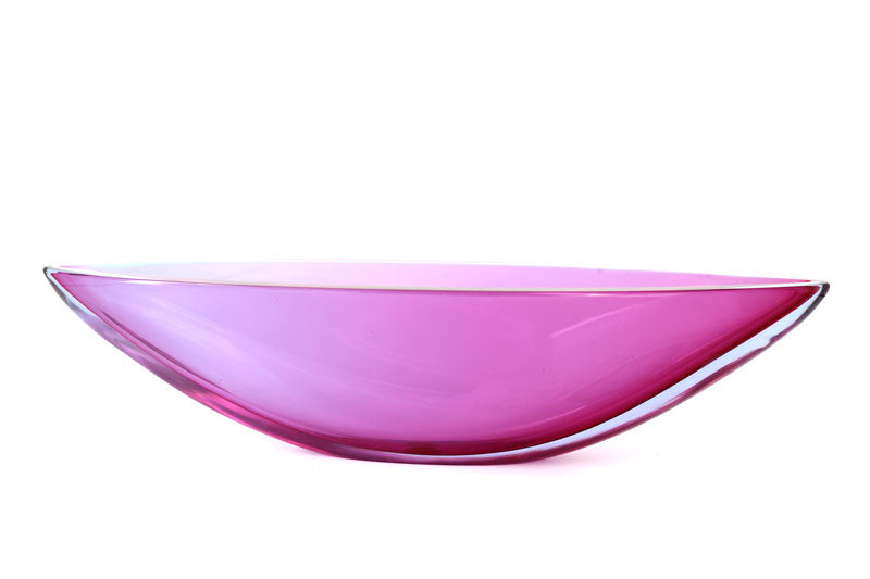 Archimede Seguso (1942-1999), Murano, Italy - Purple Bowl - 33cm