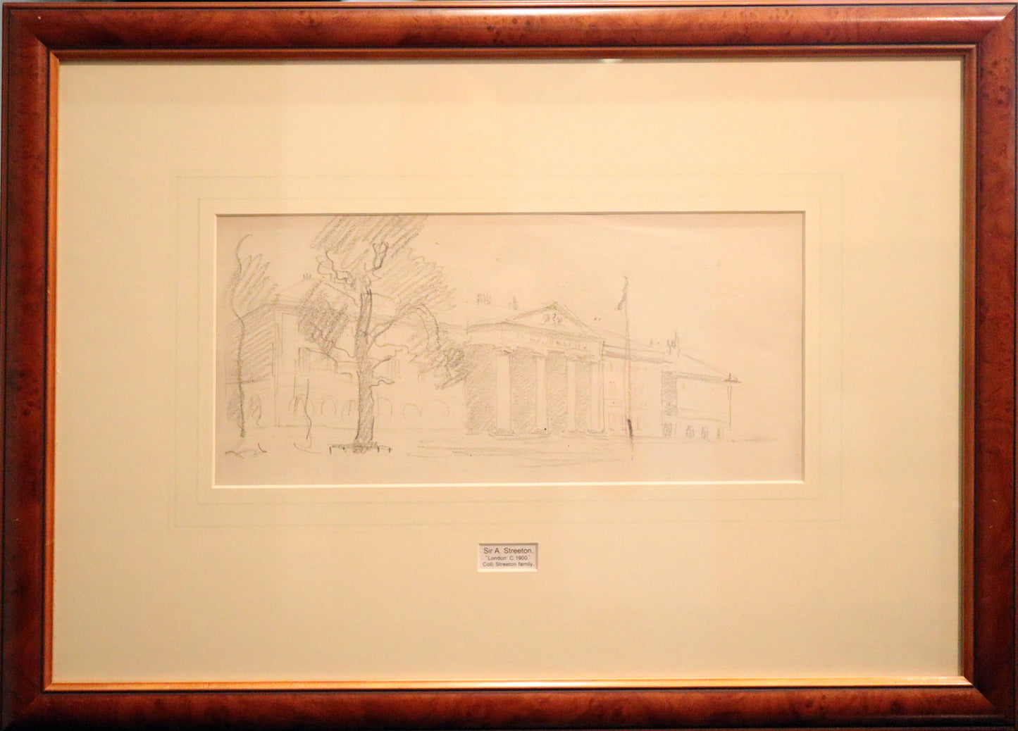 Arthur Streeton (1867-1943) Original Pencil Drawing 15.4cm x 33.4cm