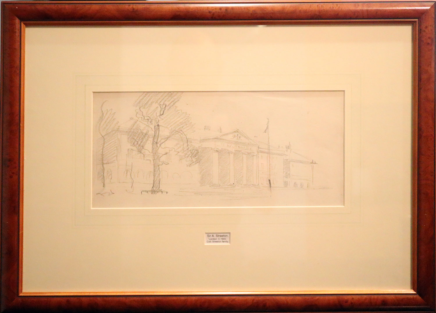 Arthur Streeton (1867-1943) Original Pencil Drawing 15.4cm x 33.4cm