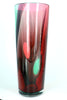 Archimede Seguso (1942-1999), Murano, Italy - X-Large Signed Carnivale Pink and Green Vase - 39.5cm