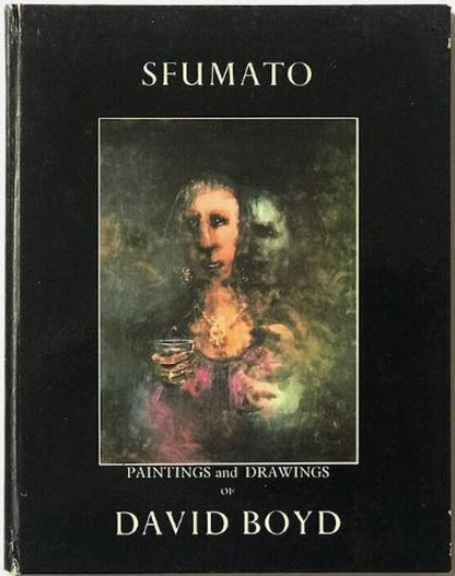 David Boyd (1924-2011) Large Original Sfumato Painting, titled 'Face II' 39cm x 29cm