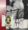 Don Bradman and Shane Warne Hand Signed Legends Card and Stamp Issue 1997