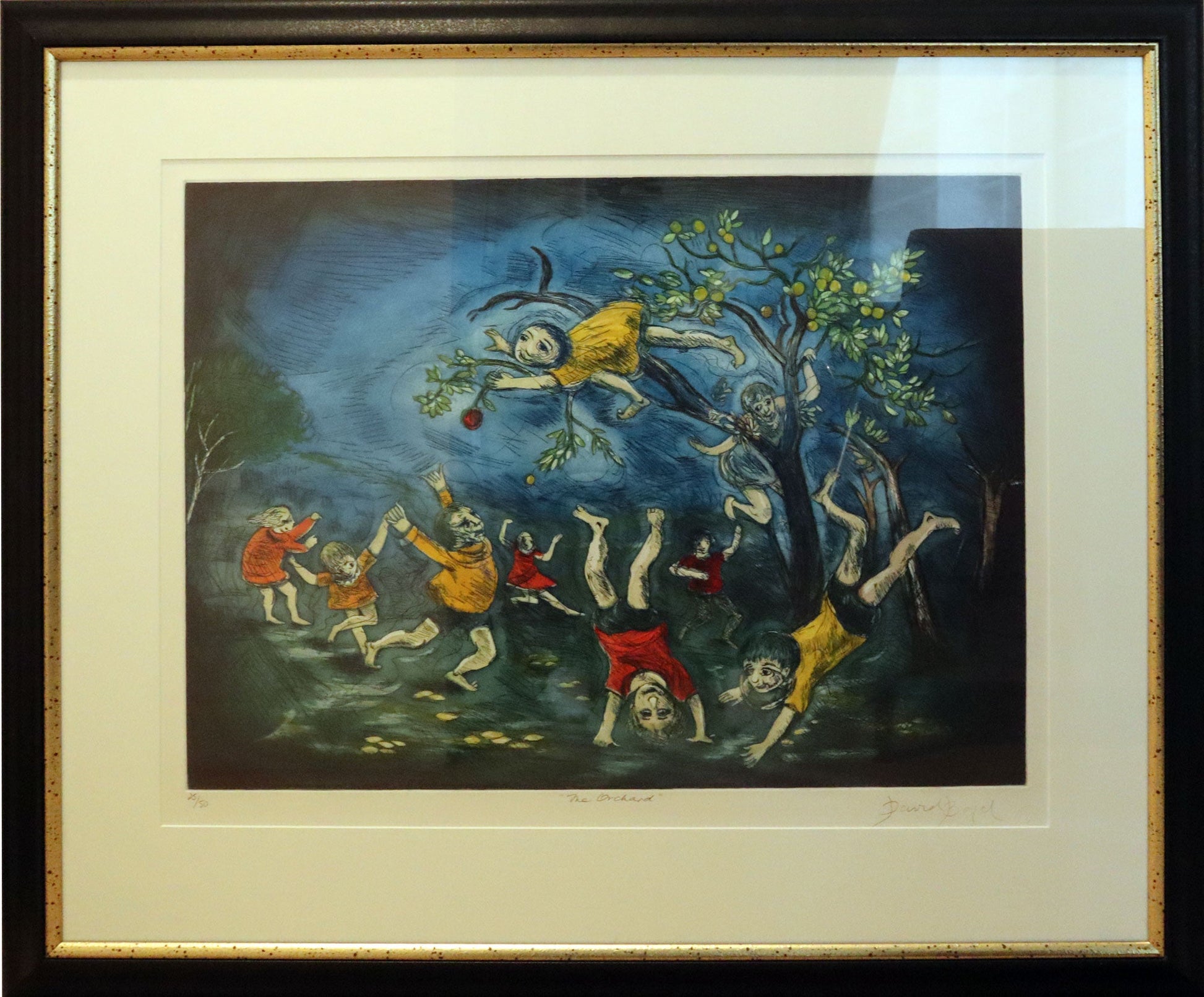 David Boyd - 'The Orchard' - Signed Limited Edition Colour Lithograph