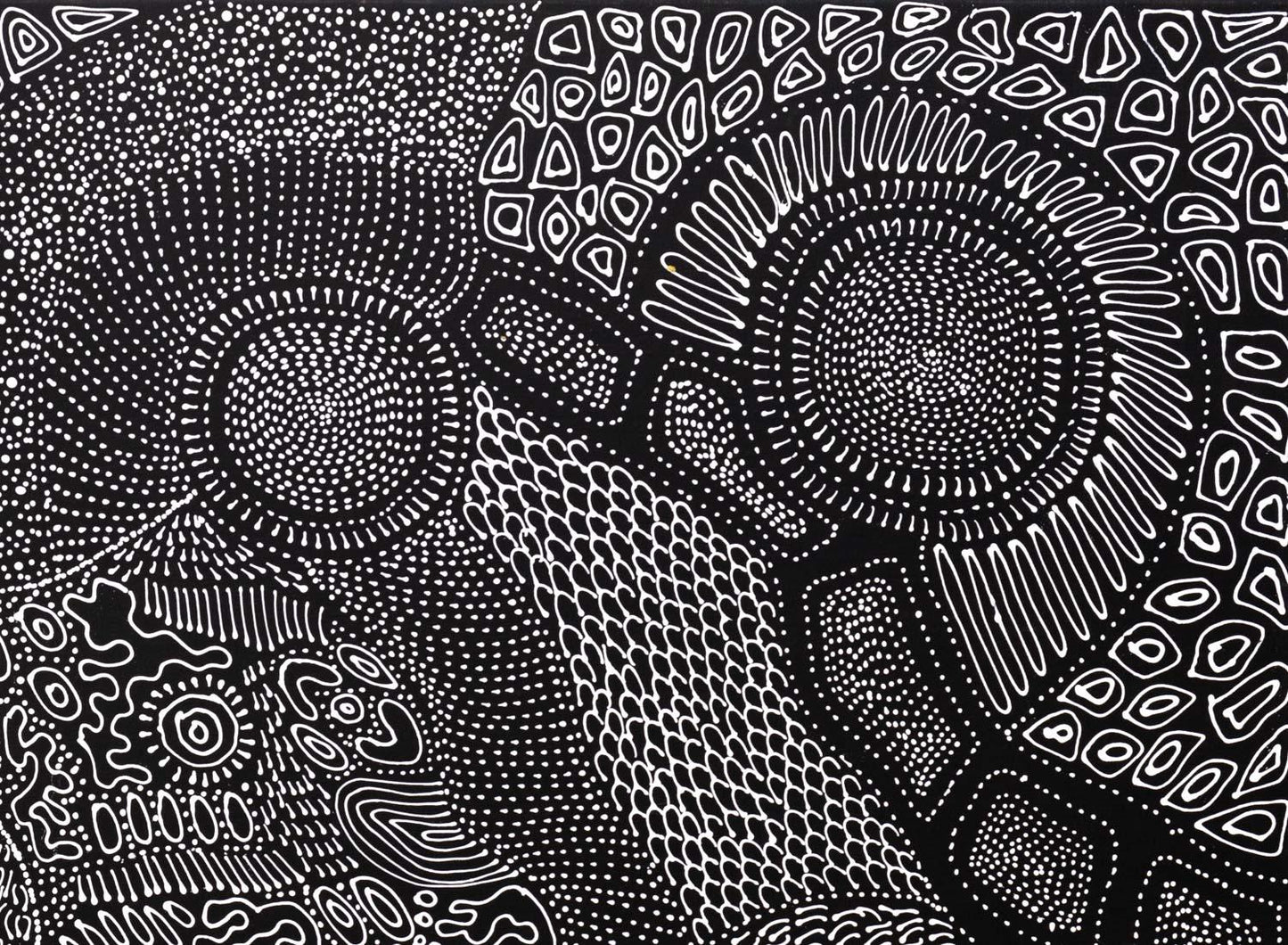 Freda Price Pitjara (Petyarre) Large Original Acrylic Painting on Canvas 103cm x 149cm