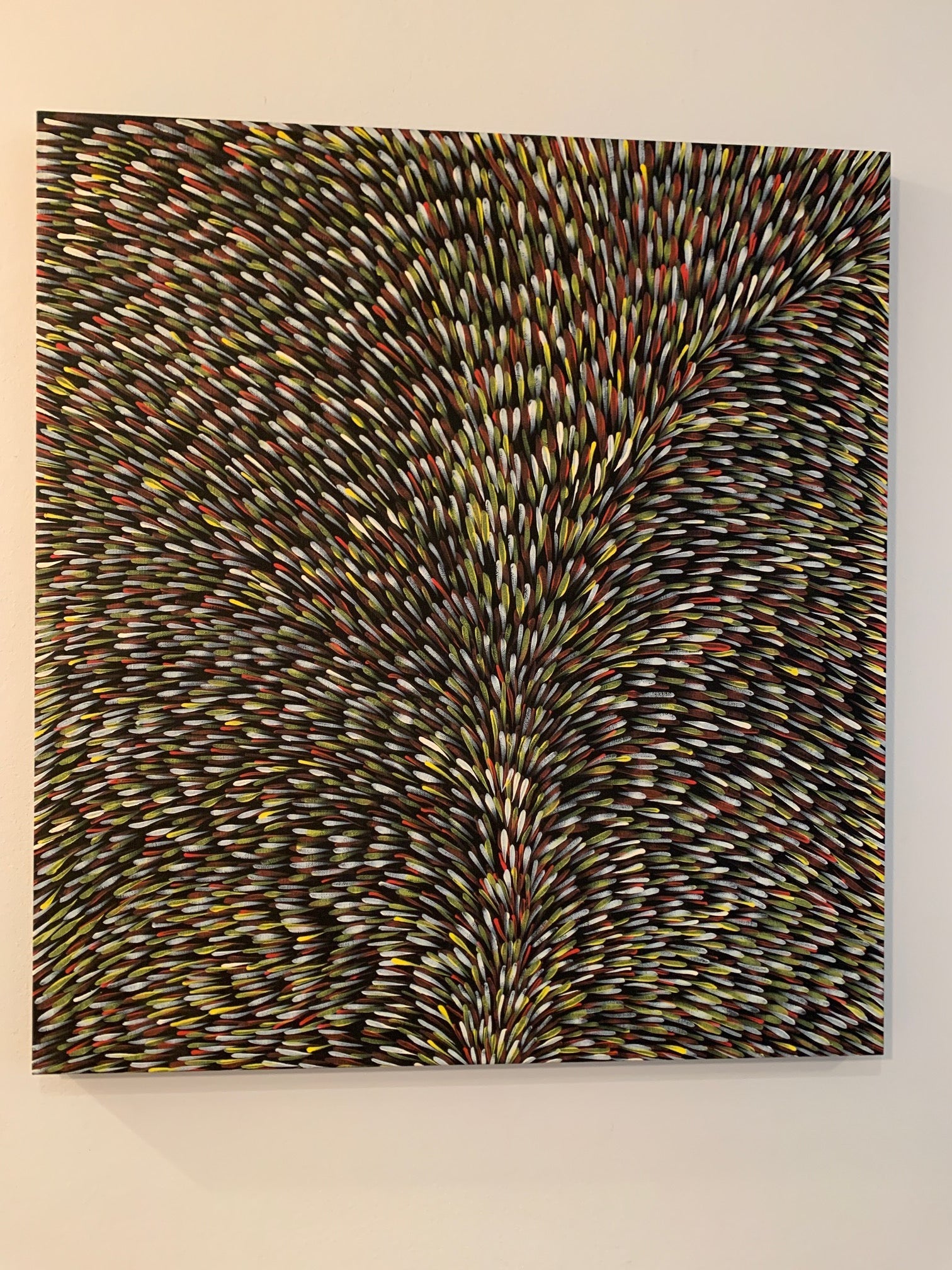 Gloria Tamerre Petyarre - Original Painting - 'Bush Medicine Leaves' - 100cm x 90cm Stretched