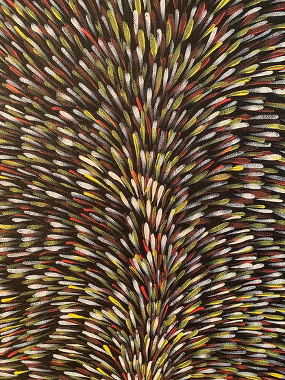 Gloria Tamerre Petyarre - Original Painting - 'Bush Medicine Leaves' - 100cm x 90cm Stretched