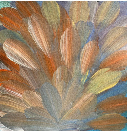 Gloria Petyarre (1945-2021) Medicine Leaves 30cm x 30cm