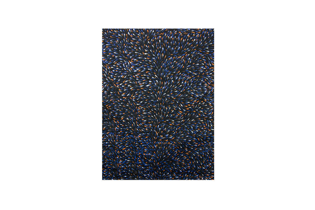 Gloria Tamerre Petyarre - Original Aboriginal Painting - 'Bush Medicine Leaves' 120cm x 90cm Stretched