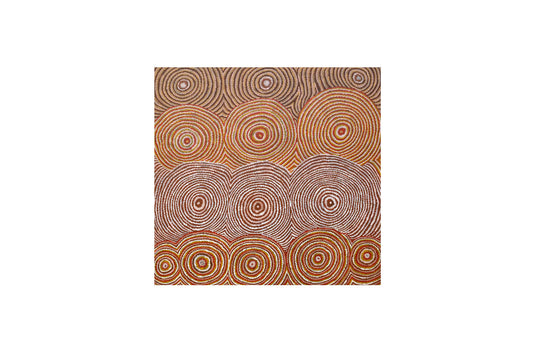 Gloria Tamerre Petyarre - Original Aboriginal Painting - 'Bush Medicine Leaves' 133cm x 128cm Stretched