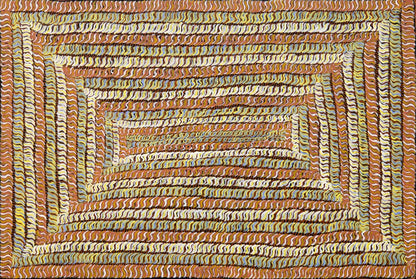 Gloria Tamerre Petyarre - Original Aboriginal Painting - 'Bush Medicine Leaves' 123cm x 83cm Stretched