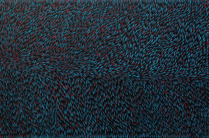 Gloria Tamerre Petyarre - Original Aboriginal Painting - 'Bush Medicine Leaves' 102cm x 152cm Stretched