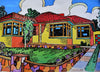 Howard Arkley (1951-1999) Limited Edition Giclee Print 'Triple Fronted Brick Veneer'