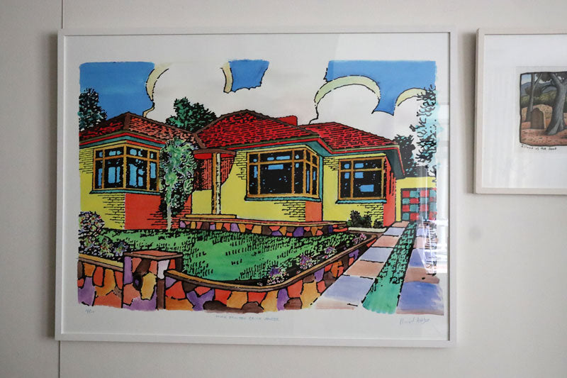 Howard Arkley (1951-1999) Limited Edition Giclee Print 'Triple Fronted Brick Veneer'