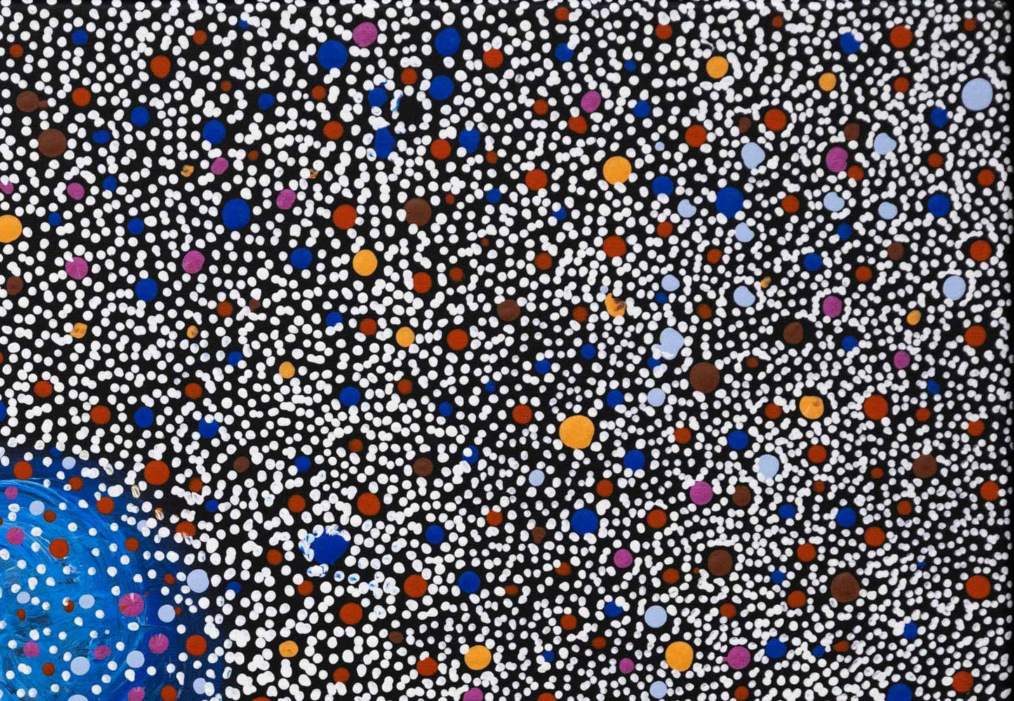 Helen Rubuntja (b.1965) Original Aboriginal Art on Linen - 85cm x 55cm