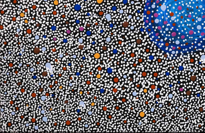 Helen Rubuntja (b.1965) Original Aboriginal Art on Linen - 85cm x 55cm