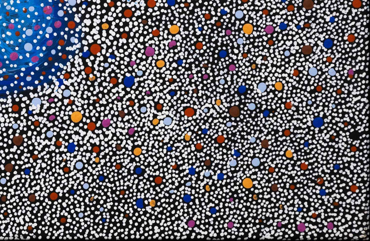 Helen Rubuntja (b.1965) Original Aboriginal Art on Linen - 85cm x 55cm