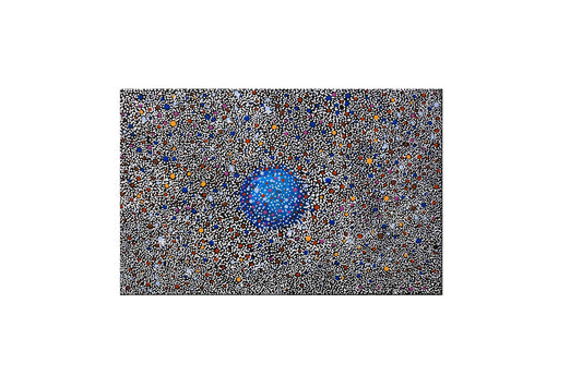 Helen Rubuntja (b.1965) Original Aboriginal Art on Linen - 85cm x 55cm