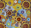 Helen Rubuntja (b.1965) Original Aboriginal Art on Canvas - 97cm x 105cm