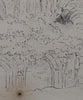 John Glover (1767-1849) - Original Pencil Drawing Titled 'Kenilworth'