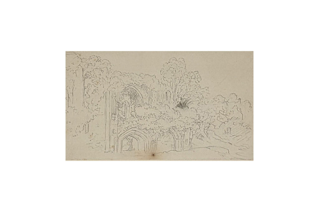 John Glover (1767-1849) - Original Pencil Drawing Titled 'Kenilworth'