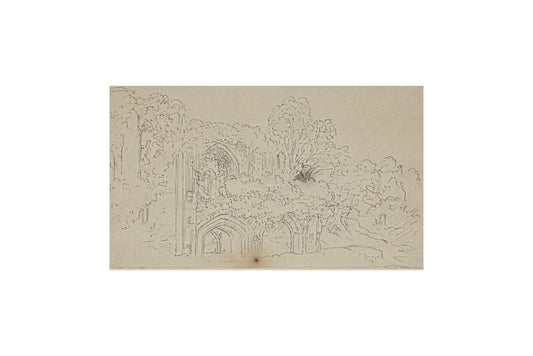 John Glover (1767-1849) - Original Pencil Drawing Titled 'Kenilworth'