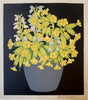 John Hall Thorpe (1874-1947) - Signed Woodblock Print 'Cowslips' 1922