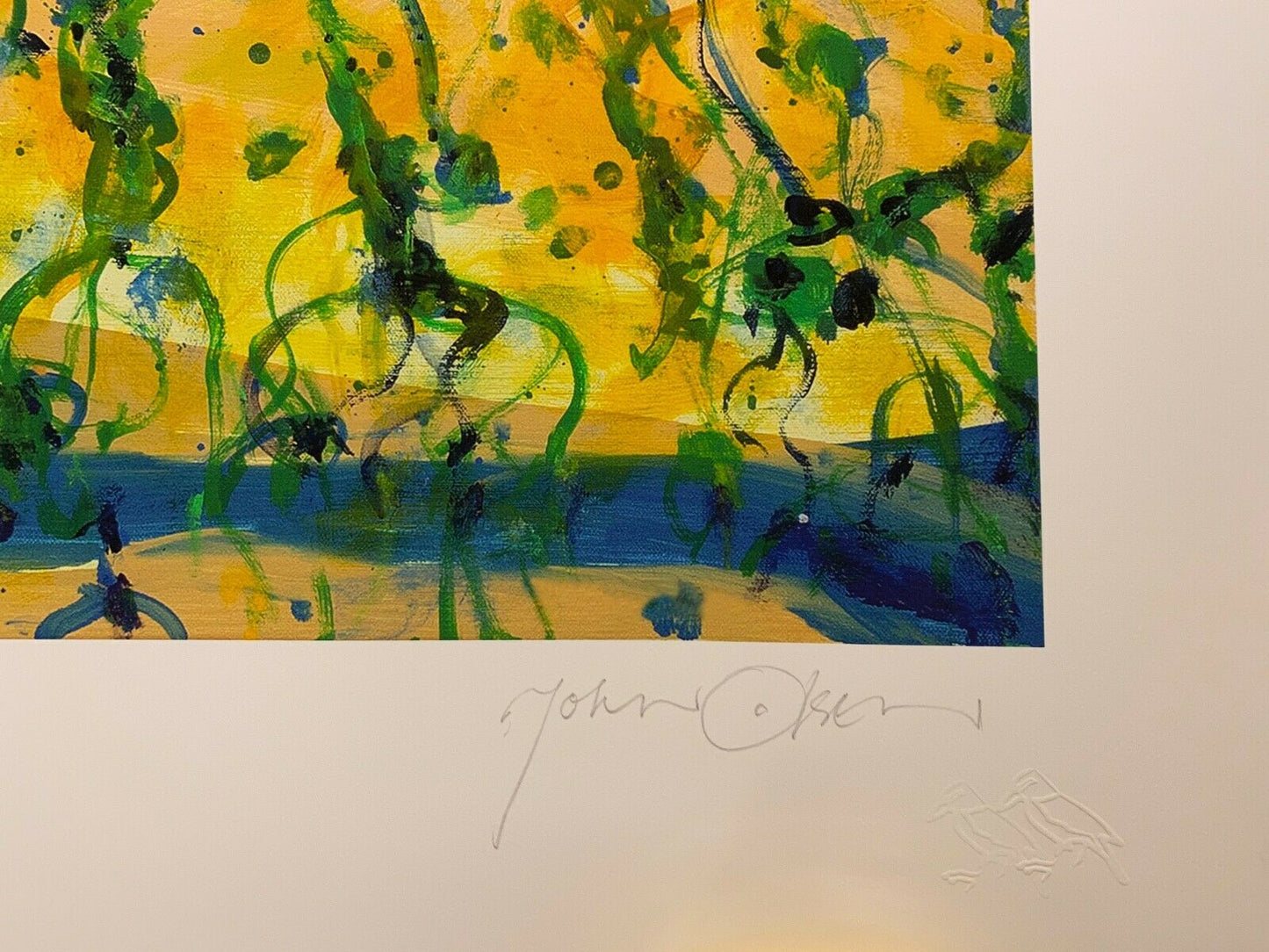 John Olsen, (1928 - ) Limited Edition Lithograph Titled 'Low Tide' (2018)