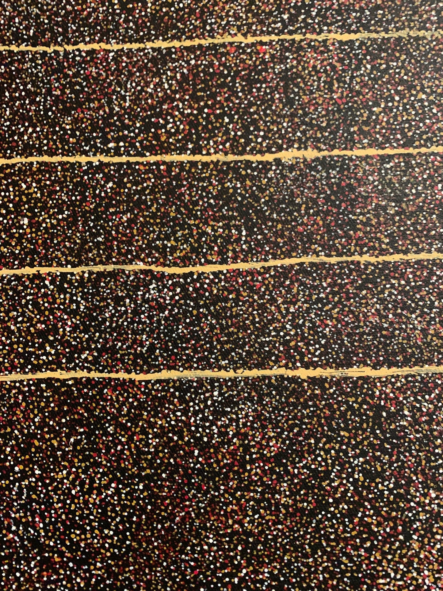 Kathleen Petyarre (C1935 - 2018) Aboriginal Art 'My Country' 89cm x 60cm