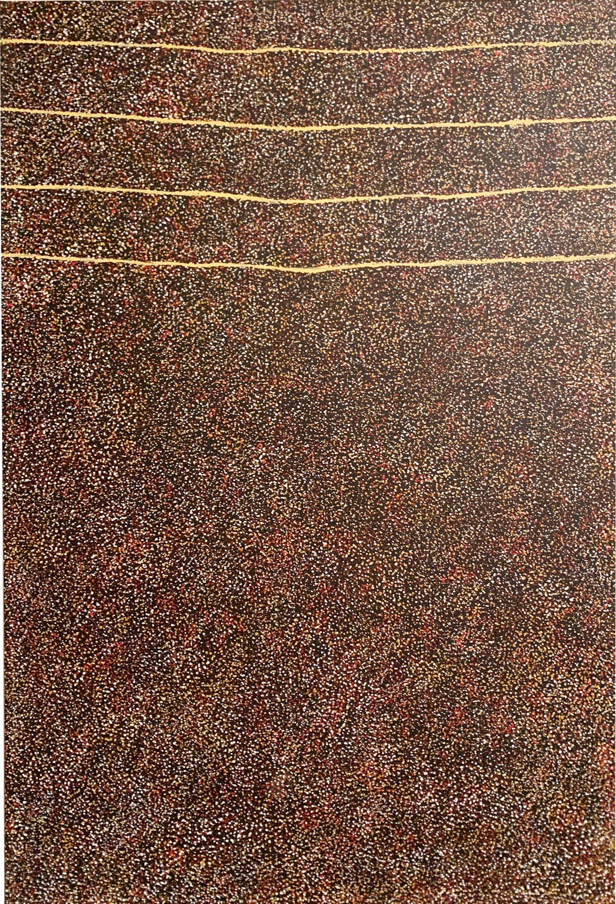 Kathleen Petyarre (C1935 - 2018) Aboriginal Art 'My Country' 89cm x 60cm