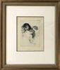 Norman Lindsay (1879-1969) - Rare Original Signed Etching 'Two Lovers' 1924