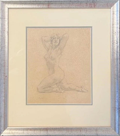 Norman Lindsay (1879-1969) - Original Signed Pencil Drawing 'Rita Lee'