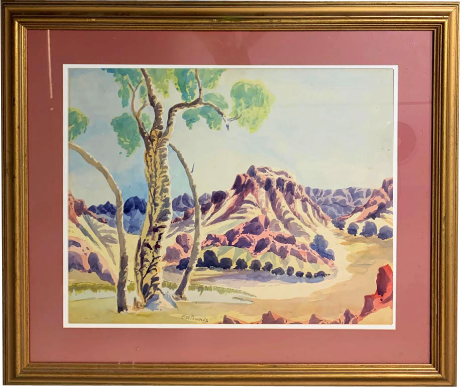 Otto Pareroultja (1914-1993) - Original Watercolour 51cm x 64cm