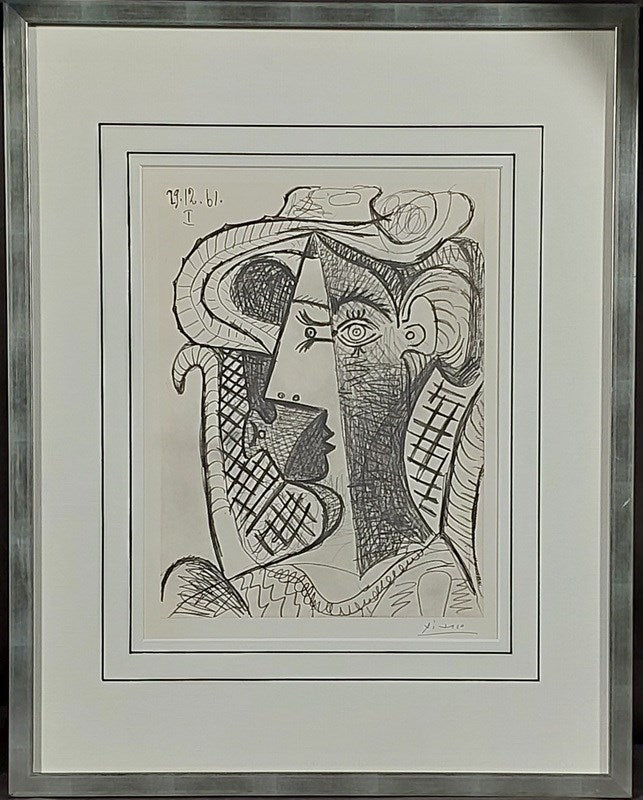 Pablo Picasso (Spanish 1881-1973), Original Hand Signed Lithograph With COA 'Les Déjeuner'