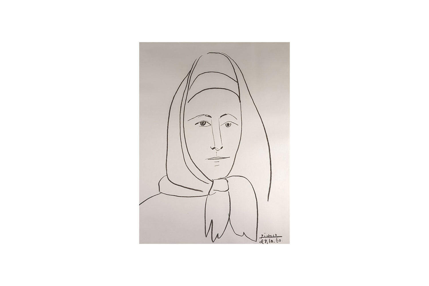 Pablo Picasso (Spanish 1881-1973), 'Femme Espagna' Original Photolithograph