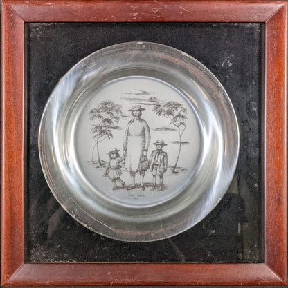 Russell Drysdale (1912-1981) - Complete Limited Edition Series of Four Sterling Silver Plaques in Frames