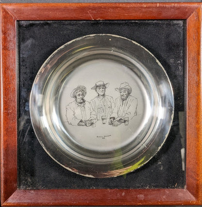 Russell Drysdale (1912-1981) - Complete Limited Edition Series of Four Sterling Silver Plaques in Frames