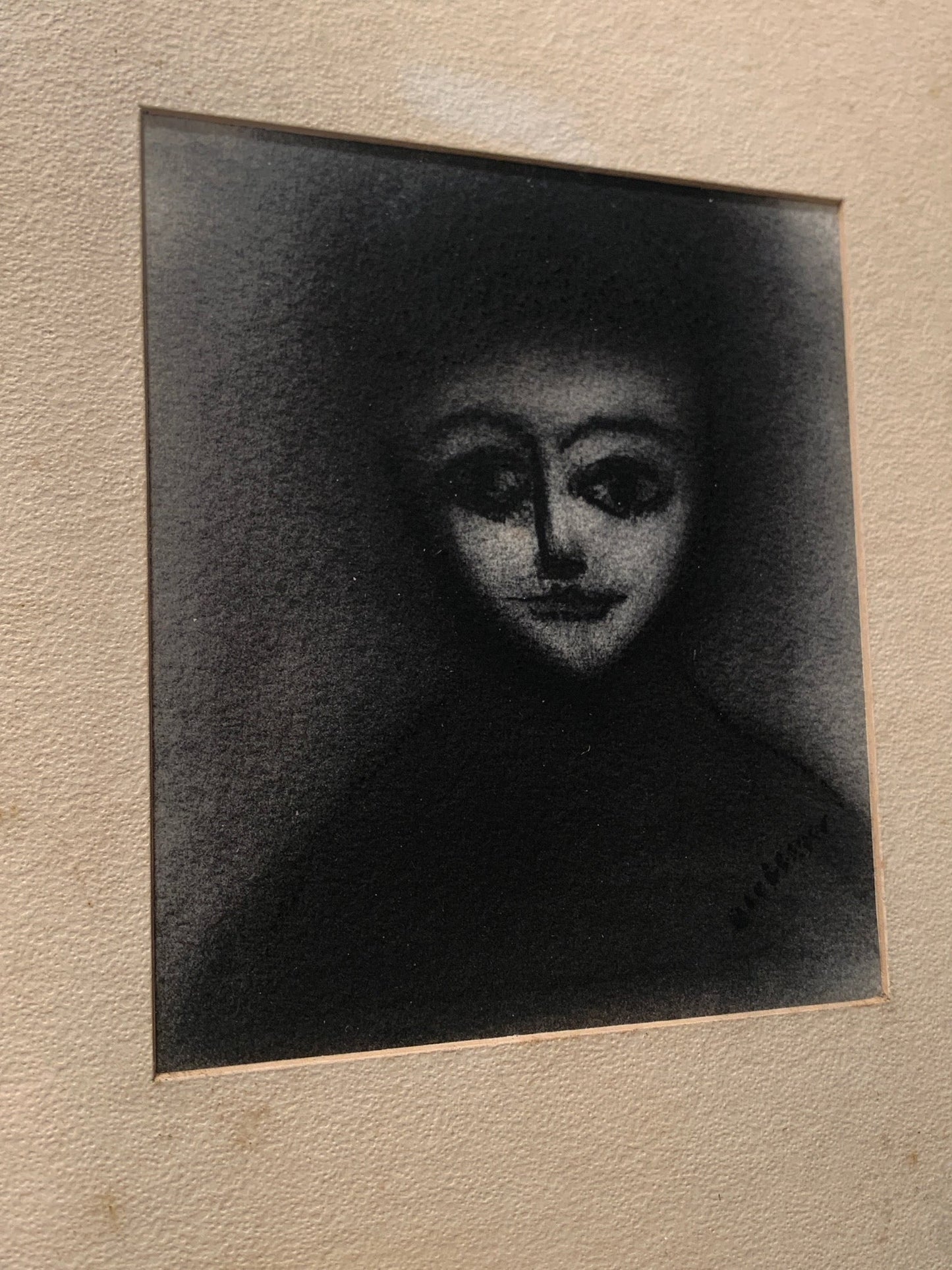 Robert Dickerson (1924-2015), Original Charcoal Drawing - 15.5cm x 14cm