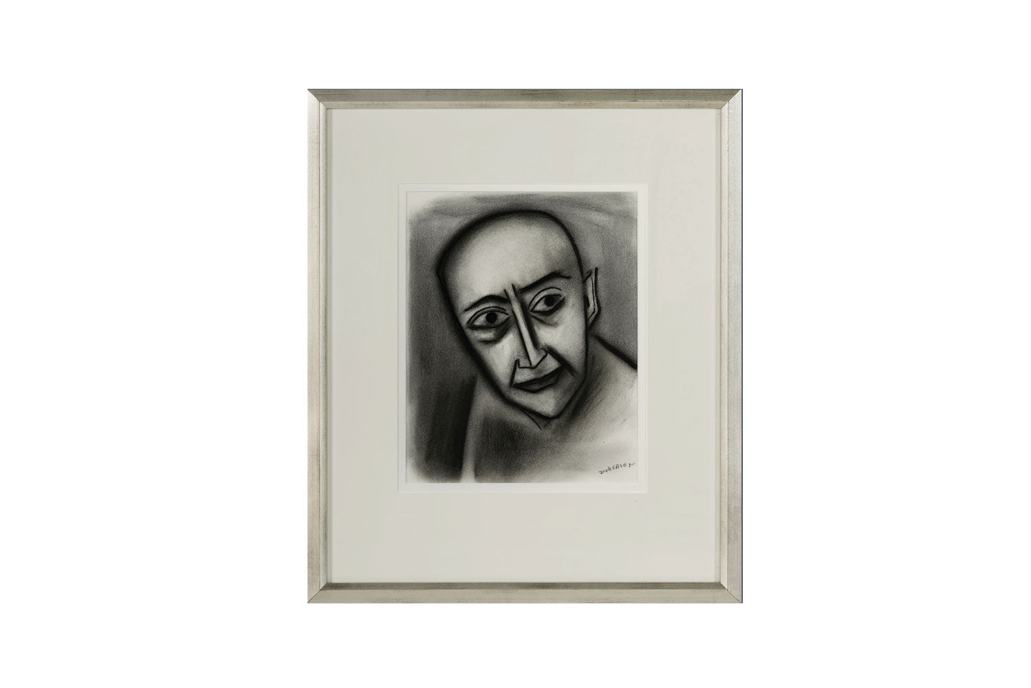 Robert Dickerson (1924-2015), Large Original Charcoal Drawing - 36.5cm x 29cm