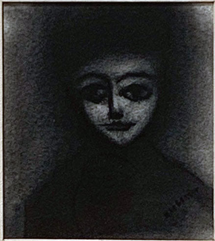 Robert Dickerson (1924-2015), Original Charcoal Drawing - 15.5cm x 14cm