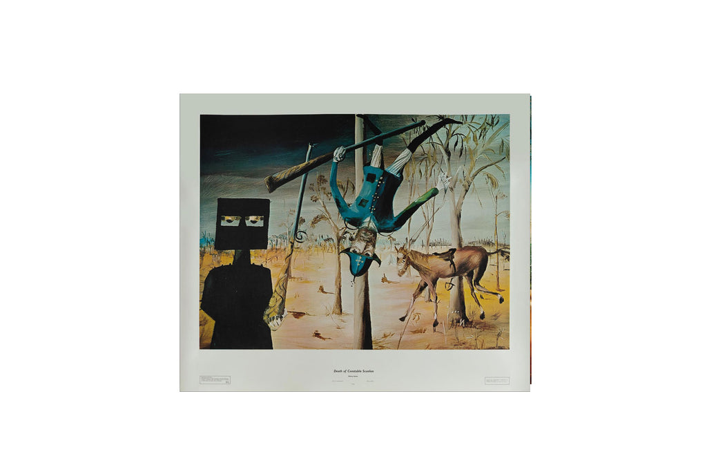 Sidney Nolan (1917-1992) Limited Edition Signed "Death of Constable Scanlon" Lithograph